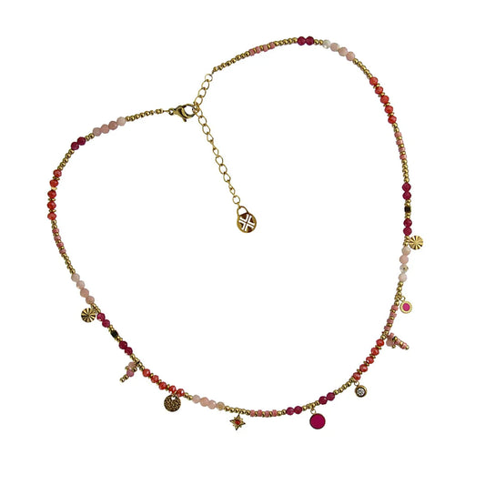 Collana Anartxy donna Fucsia