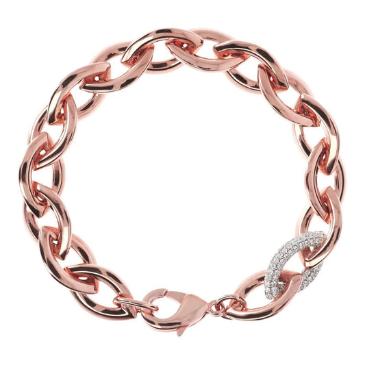 Bracciale Bronzallure Catena Marquise con Elemento Pavé in Cubic Zirconia