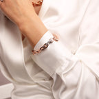 Bracciale Bronzallure Catena Marquise con Elemento Pavé in Cubic Zirconia