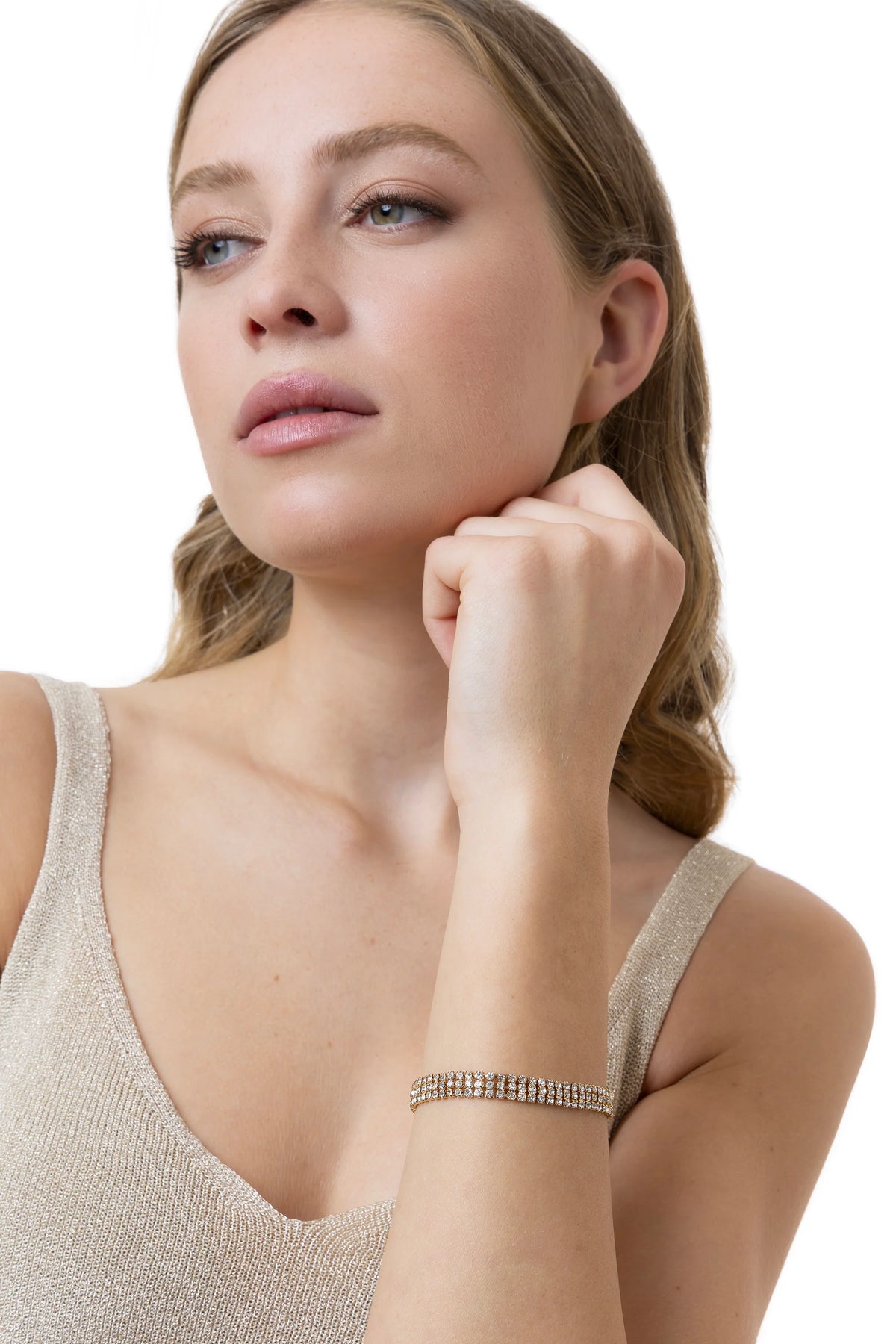 Bracciale Vestopazzo donna Tennis con zirconi
