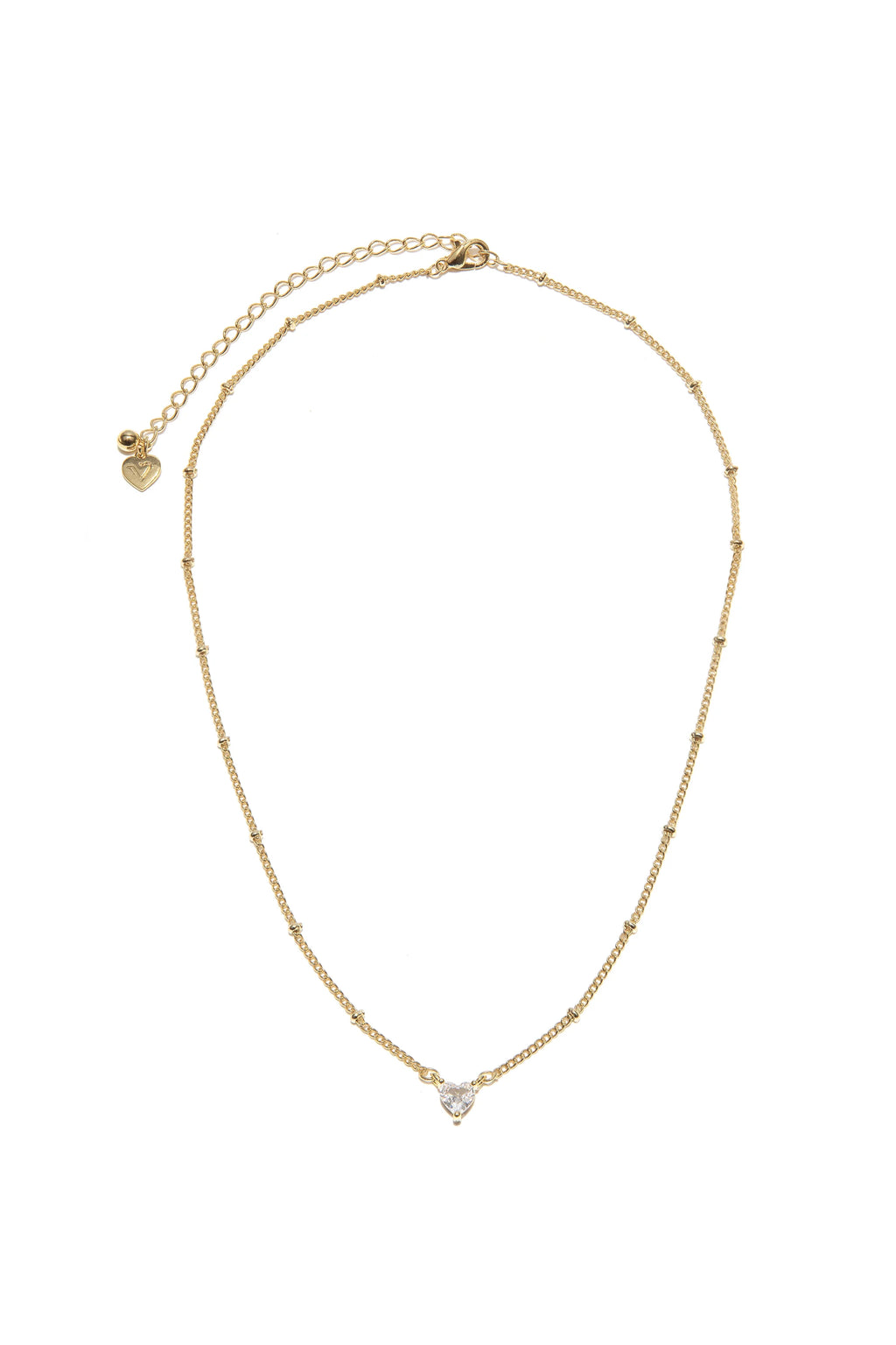 Collana Vestopazzo donna Punto luce a cuore