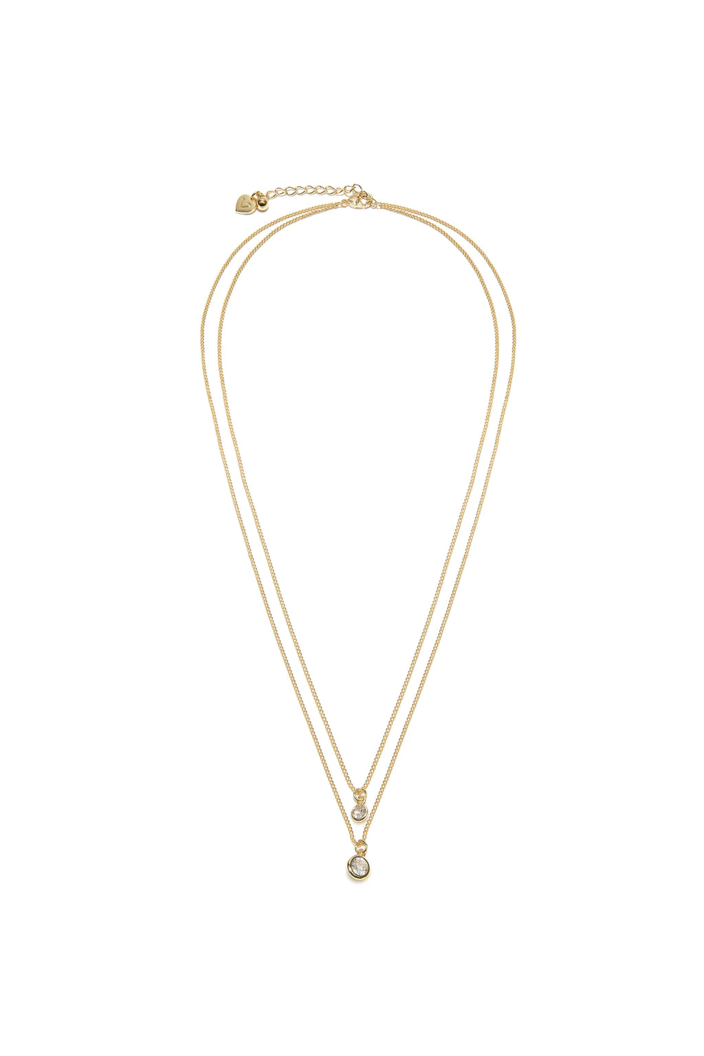 Collana Vestopazzo donna Doppio filo con doppio punto luce