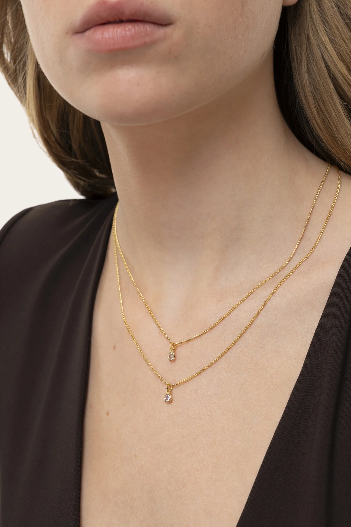 Collana Vestopazzo donna Doppio filo con doppio punto luce