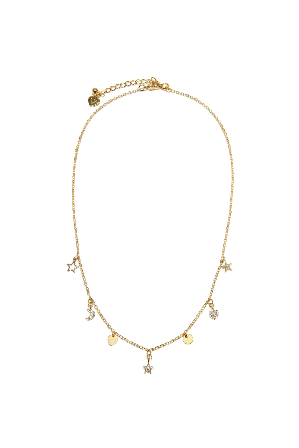 Collana Vestopazzo donna Cuori, stelle e lune