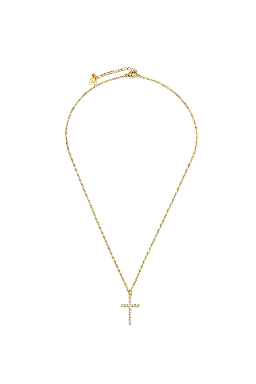 Collana Vestopazzo donna Croce pavè