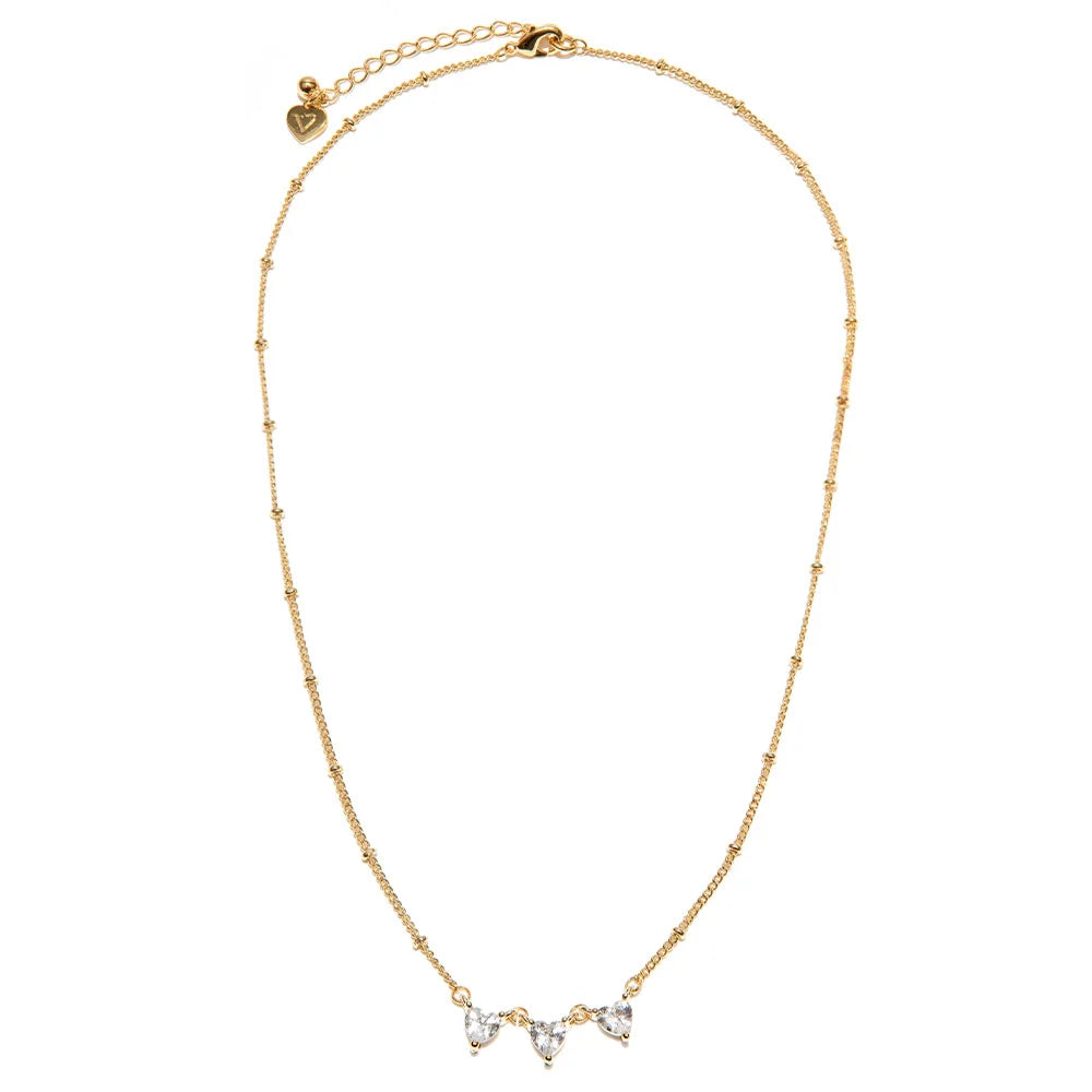Collana Vestopazzo donna Tris di cuori