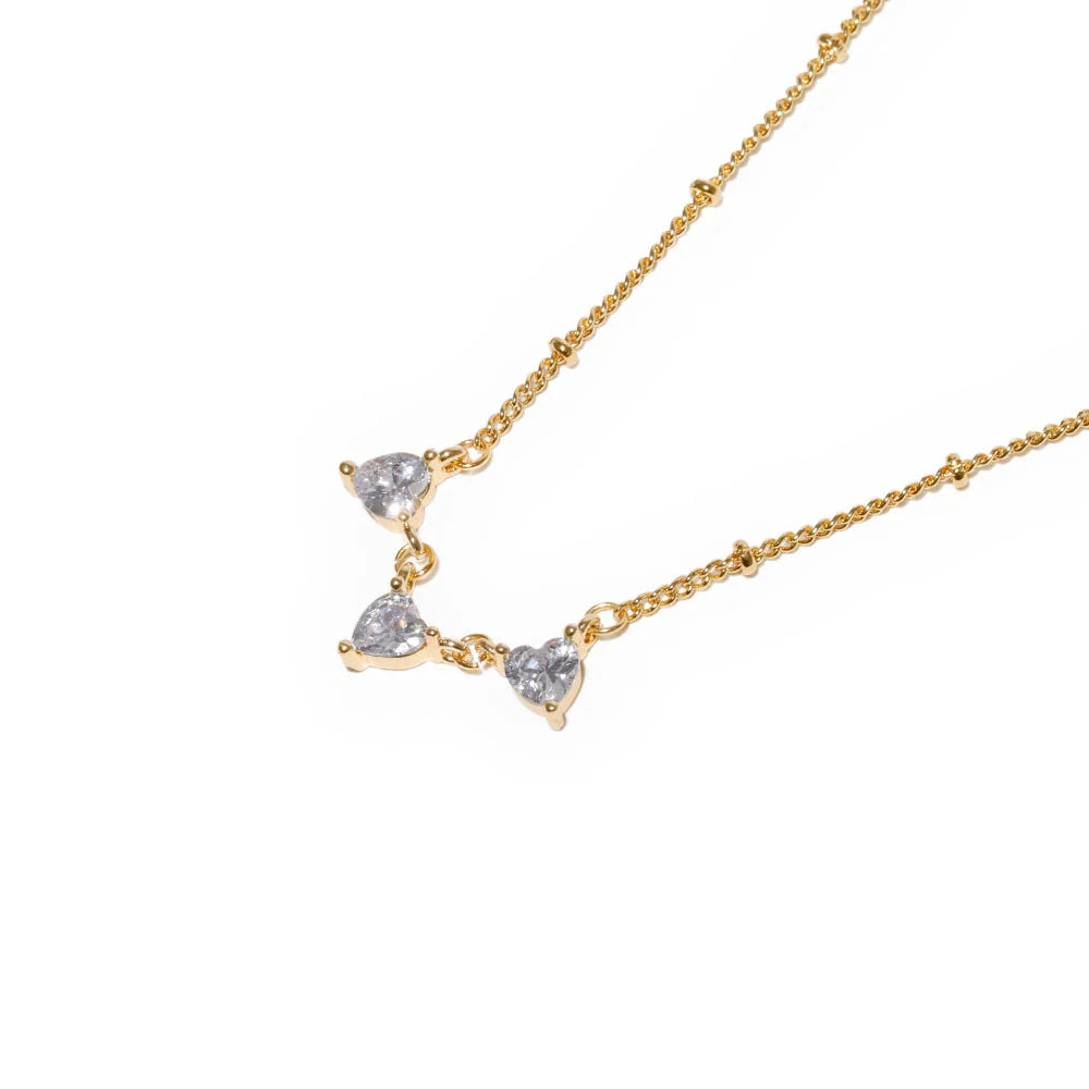 Collana Vestopazzo donna Tris di cuori