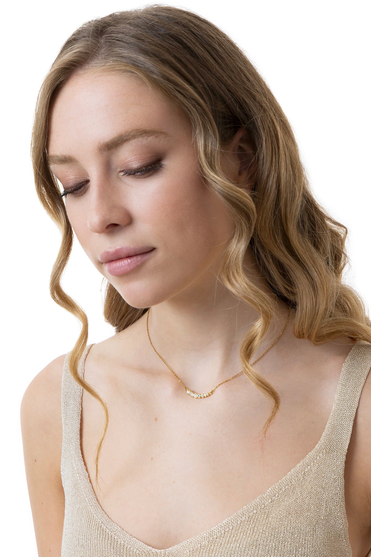 Collana Vestopazzo donna Fila di zirconi