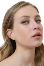Earcuff Vestopazzo donna Multilinea con zirconi