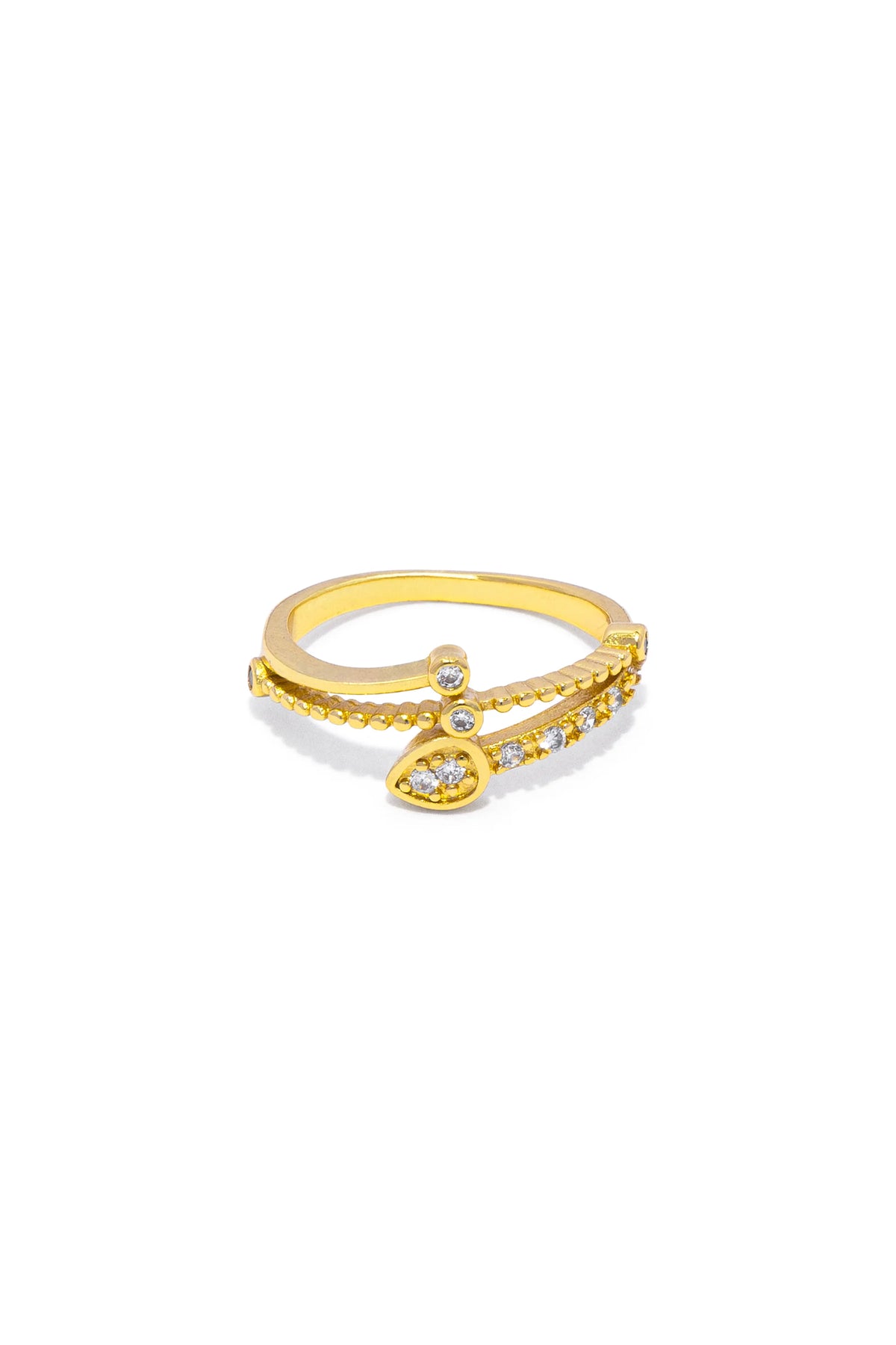 Anello Vestopazzo donna Serpente con zirconi