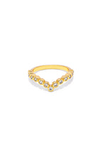 Anello Vestopazzo donna Modello a V con zirconi