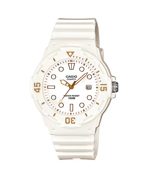 Orologio Casio bambina Analogico Bianco e gold