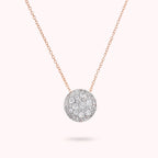 Collana Bronzallure donna Bottone in pavè