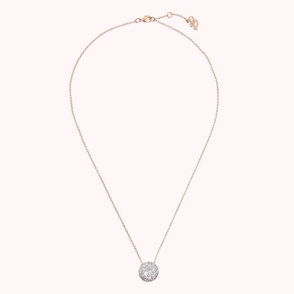 Collana Bronzallure donna Bottone in pavè