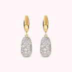 Orecchini Bronzallure donna Pendenti con ciondolo in pavè di cubic zirconia