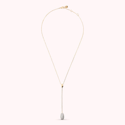 Collana Bronzallure donna Cravatta con pepita pavè