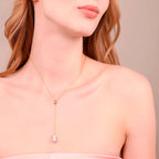 Collana Bronzallure donna Cravatta con pepita pavè