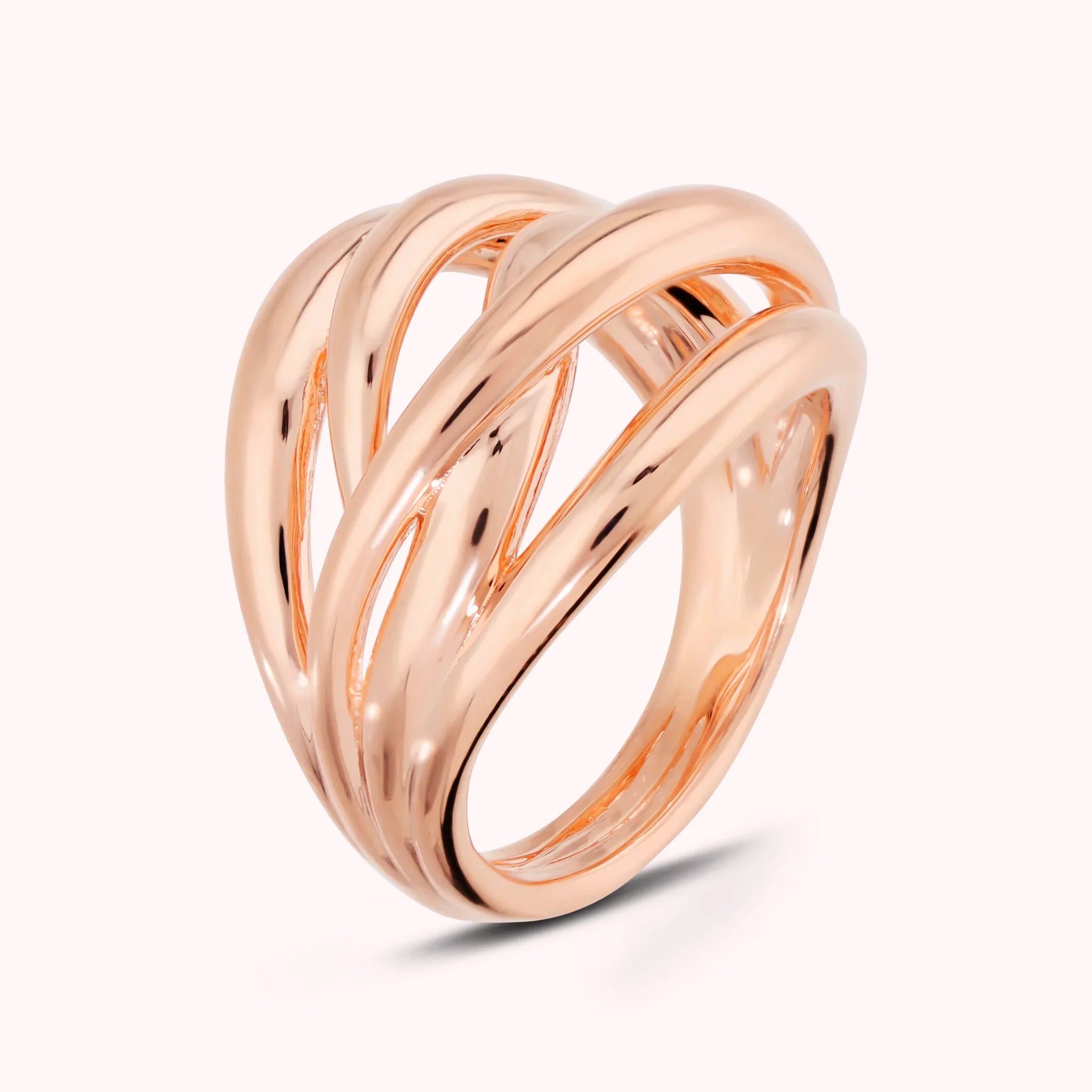 Anello Bronzallure donna Fascia Flame lucido