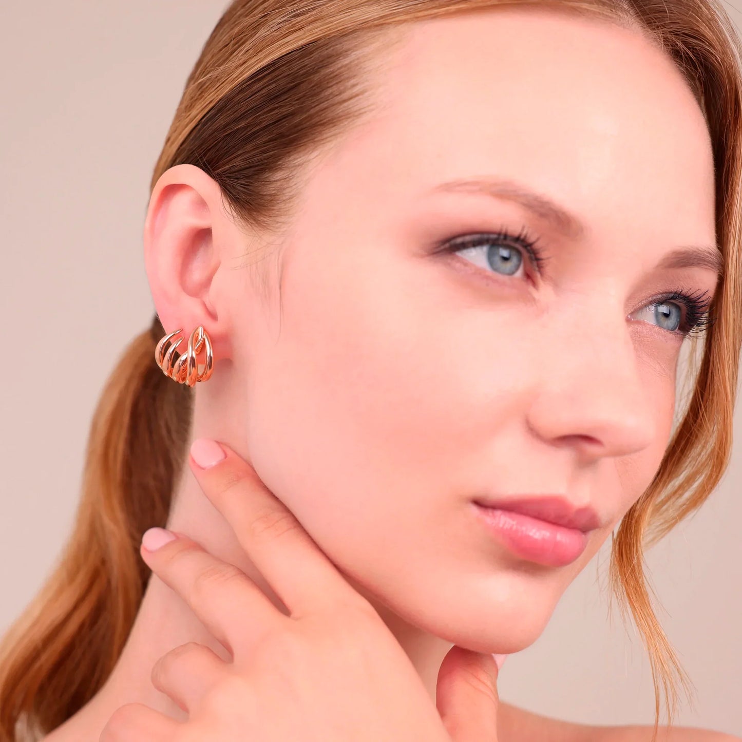 Orecchini Bronzallure donna Flame lucidi