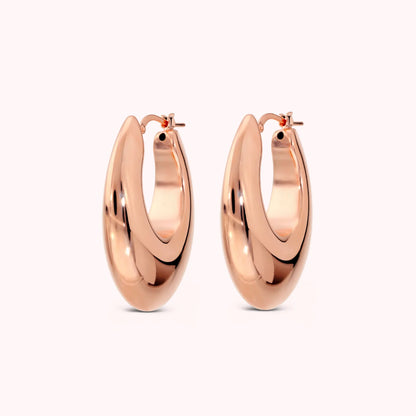 Orecchini Bronzallure donna Ovali elettroformati