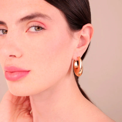 Orecchini Bronzallure donna Ovali elettroformati