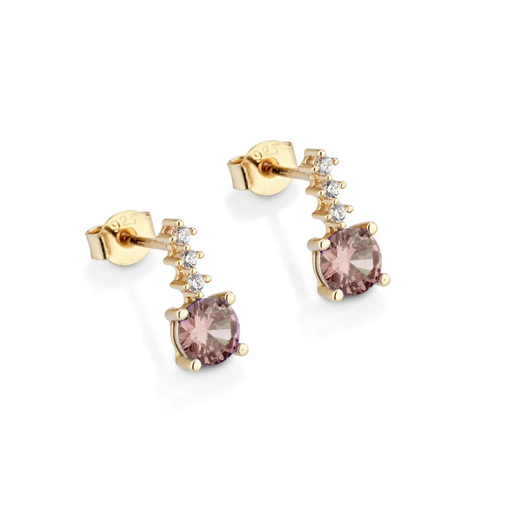 Orecchini Marcello Pane Punto Luce Square Champagne - Glam