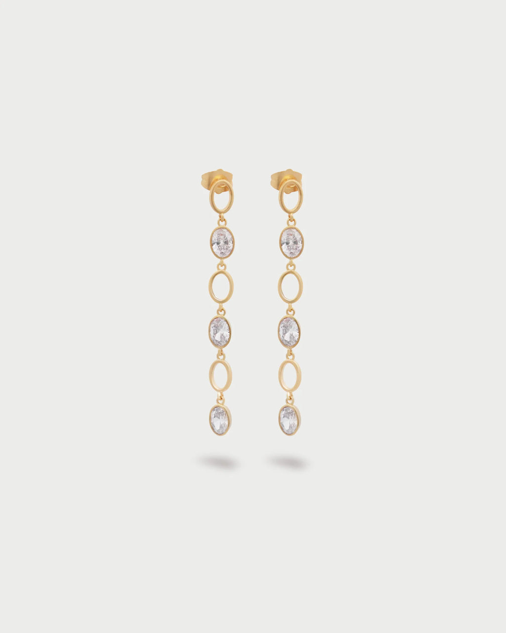 Orecchini Rue des Mille Alma Oval cut pendenti