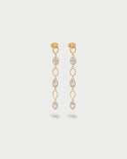 Orecchini Rue des Mille Alma Oval cut pendenti
