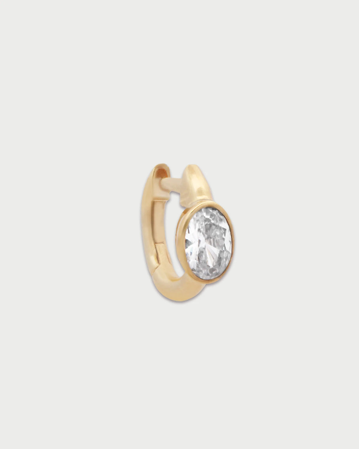 Mono orecchino Rue des Mille Alma Mini hoop oval