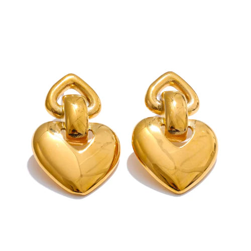 Orecchini Piti Malì donna Zoe Cuore bombato