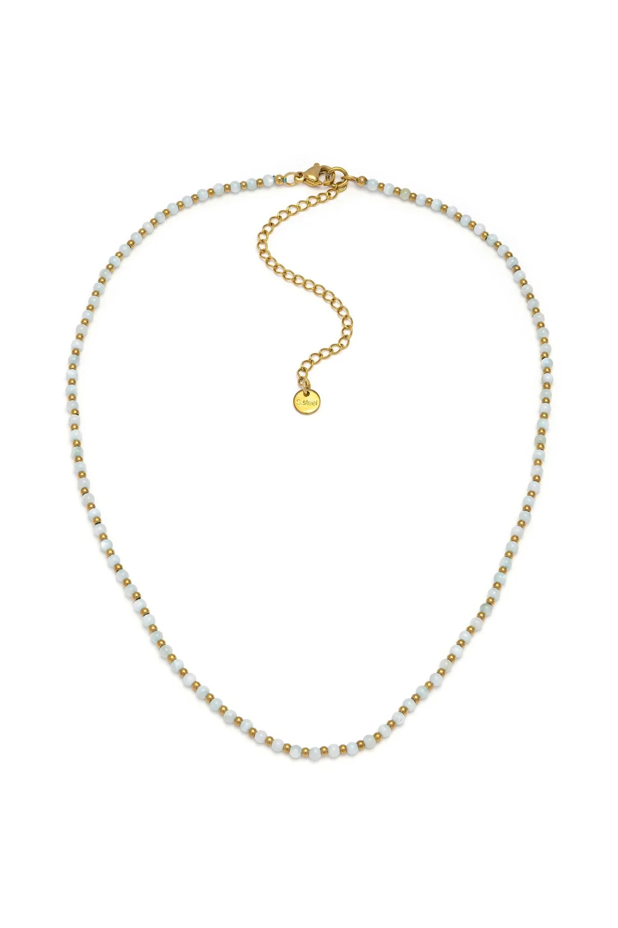 Collana Vestopazzo donna Sferette azzurre