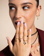 Anello Rue des Mille Charm bar Base