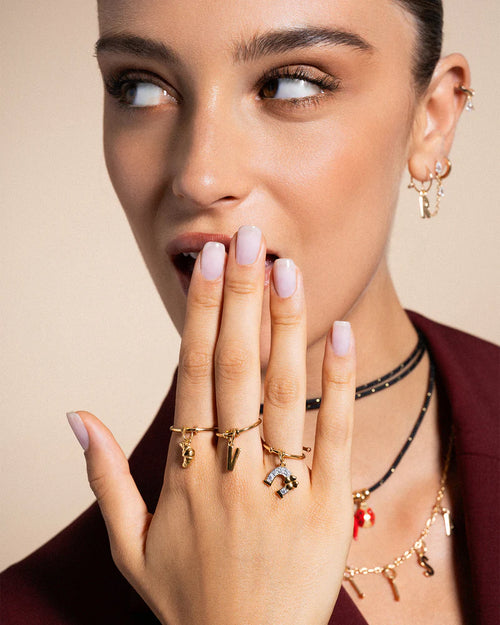 Anello Rue des Mille Charm bar Base