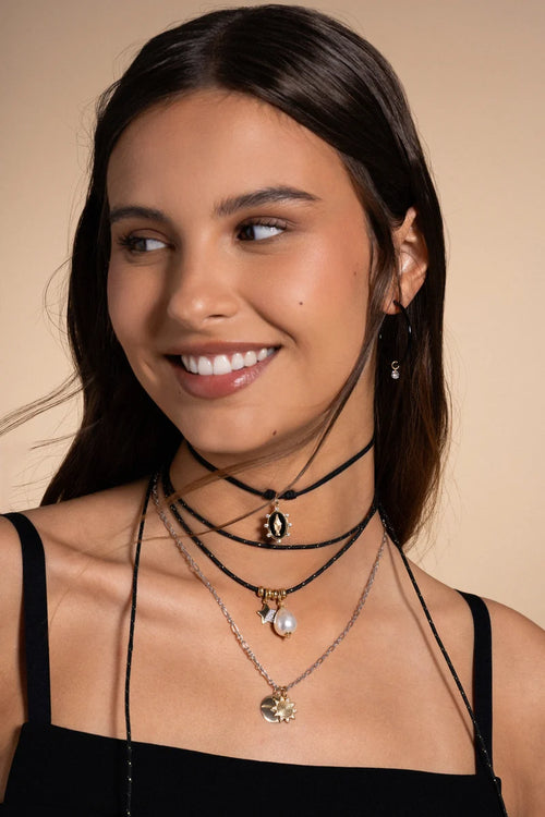 Collana Rue des Mille Charm bar  3+1 chain Base