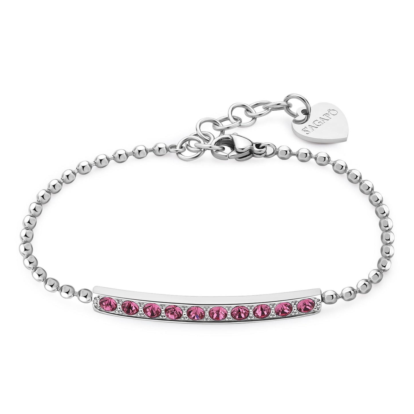 Bracciale S'Agapò donna Dazzly Cristalli Rosa