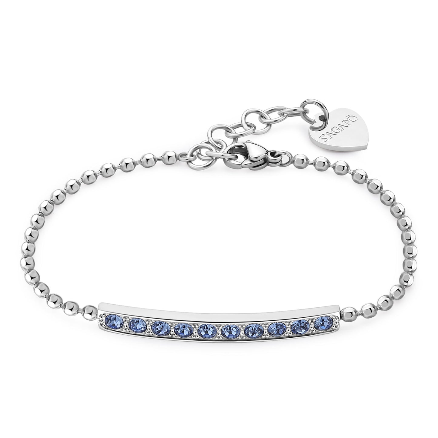 Bracciale S'Agapò donna Dazzly Cristalli Azzurri