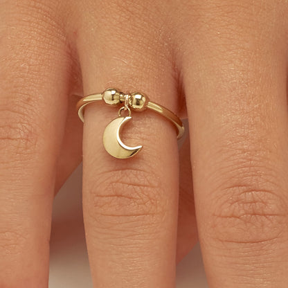 Anello S'agapò Donna FEELINGS Luna Gold