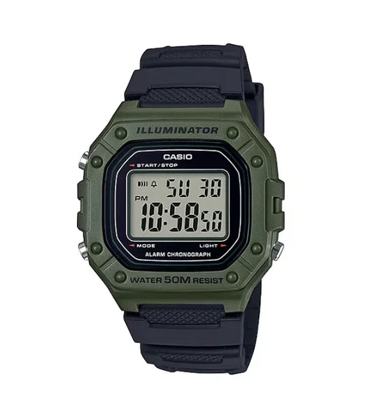 Orologio Casio Digitale Illuminator Verde militare