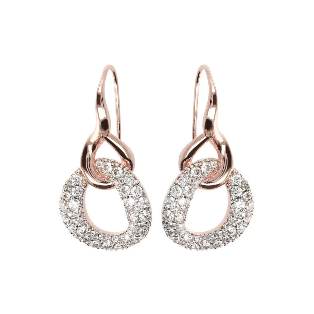 Orecchini Pendenti Bronzallure con Ciondolo in Cubic Zirconia