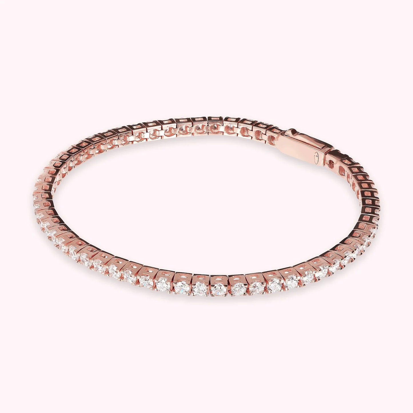 Bracciale Bronzallure donna Tennis Rosè con cubic zirconia