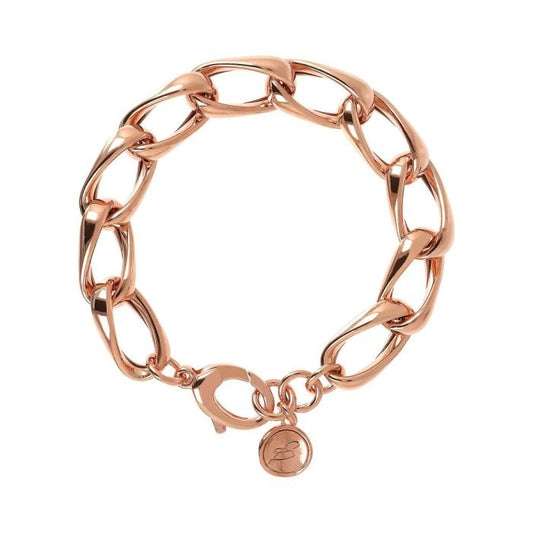 Bracciale Bronzallure catena forzatina allungata ritorta