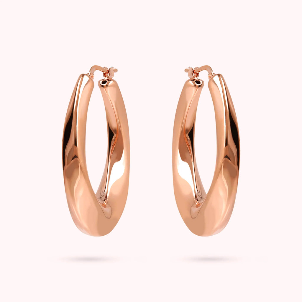 Orecchini Bronzallure donna Cerchi ritorti