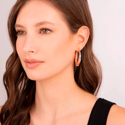 Orecchini Bronzallure donna Cerchi ritorti