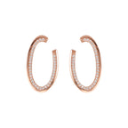 Orecchini pendenti Bronzallure Ovali con Cubic Zirconia