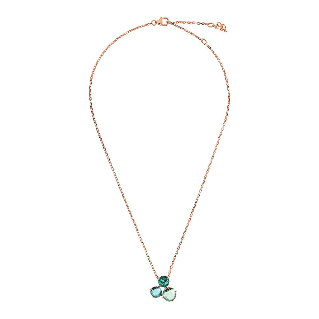 Collana Bronzallure Pendente Trilogy in Prisma Gem Taglio Mosaico