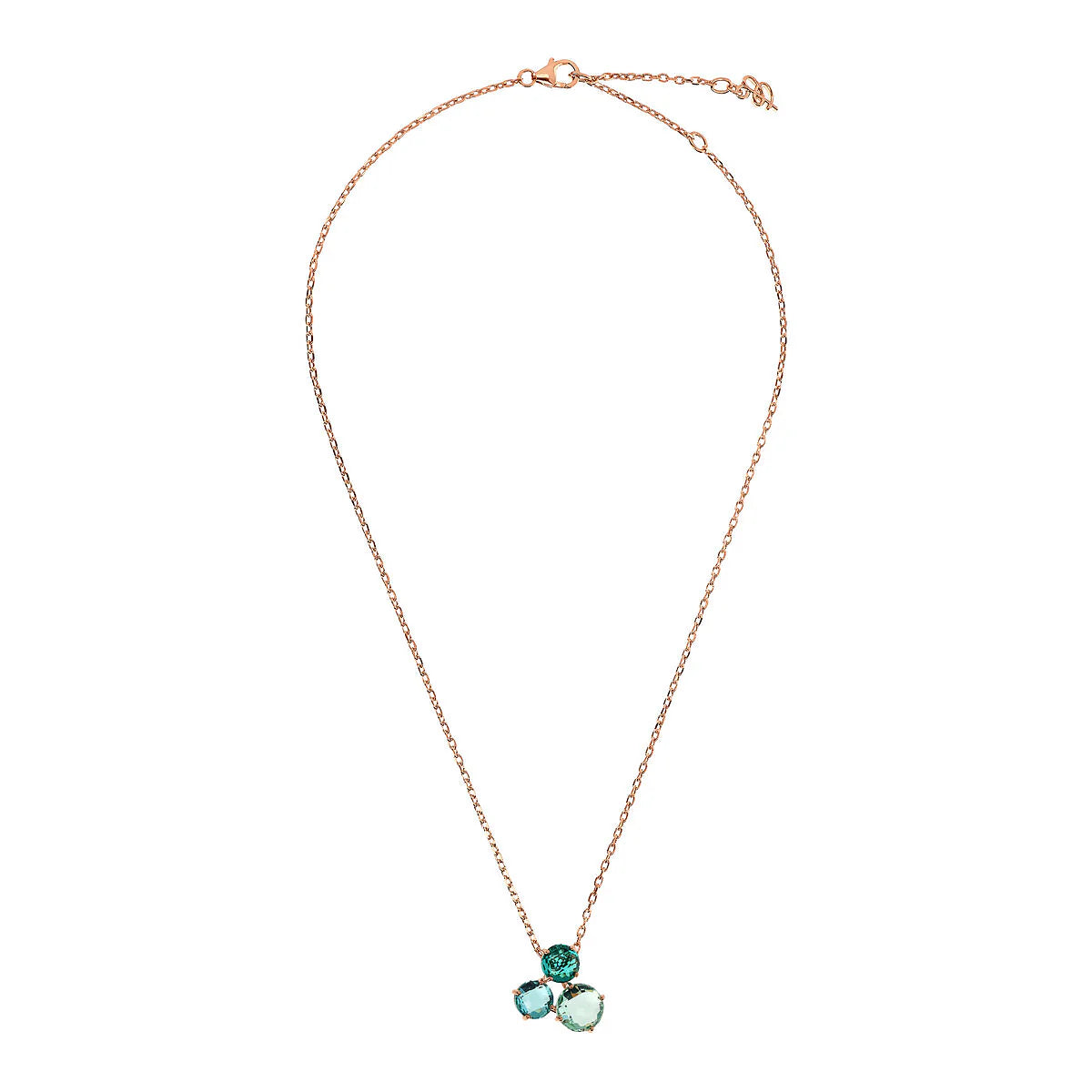 Collana Bronzallure Pendente Trilogy in Prisma Gem Taglio Mosaico