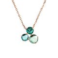 Collana Bronzallure Pendente Trilogy in Prisma Gem Taglio Mosaico