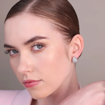 Orecchini Bronzallure donna Goccia in pavè di cubic zirconia