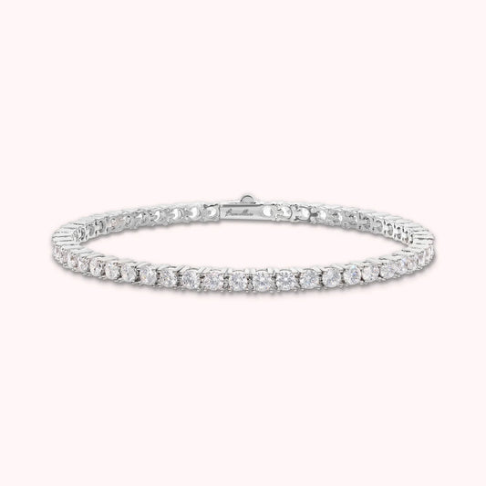Bracciale Bronzallure donna Tennis con cubic zirconia tonde