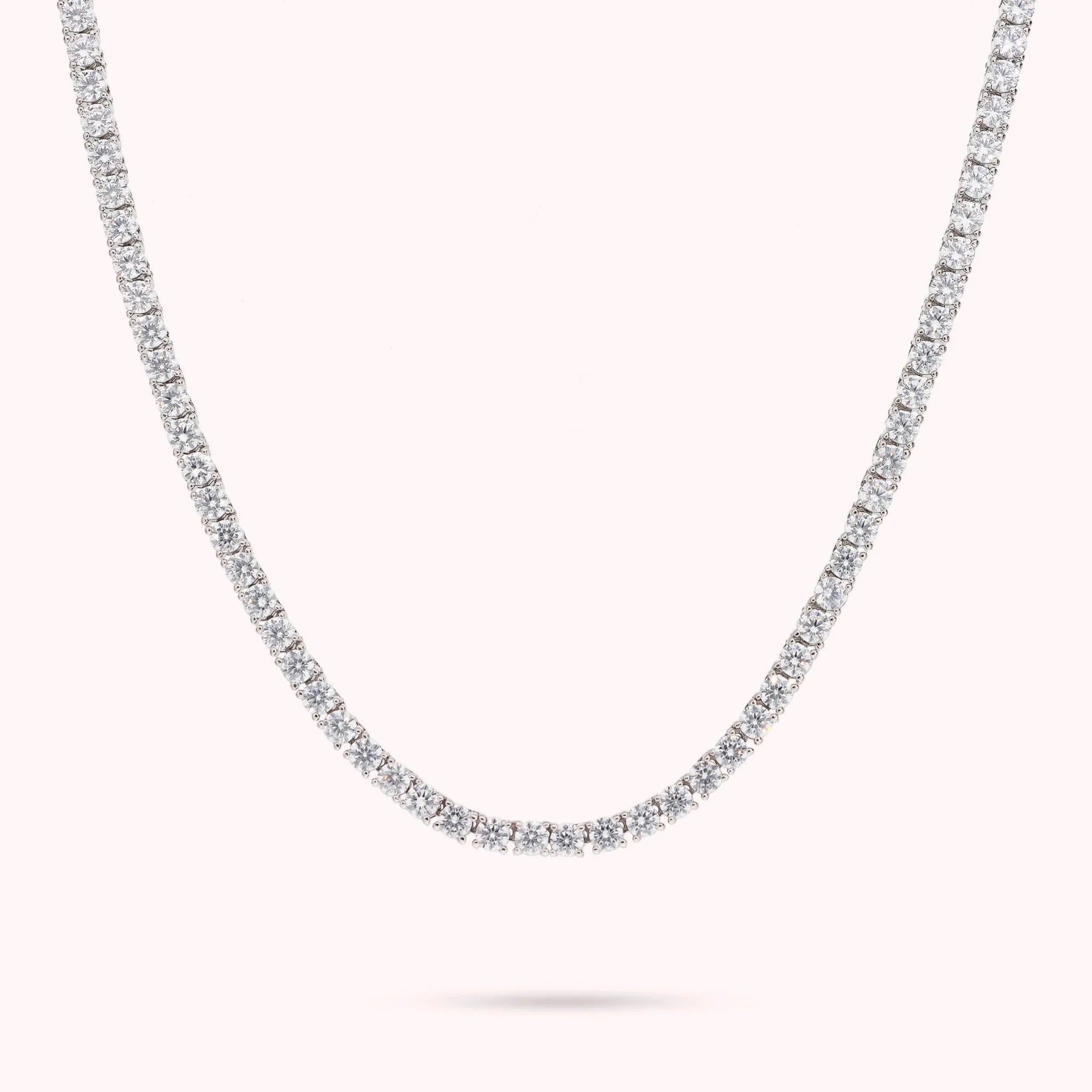 Collana Bronzallure donna Tennis con cubic zirconia tonde